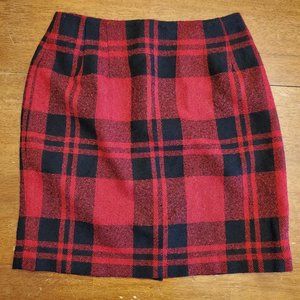 Ann Taylor Plaid Skirt 8
